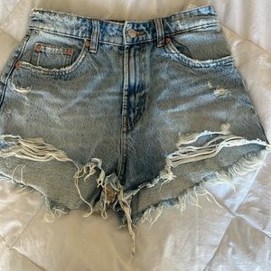 NWT zara trf high rise shorts